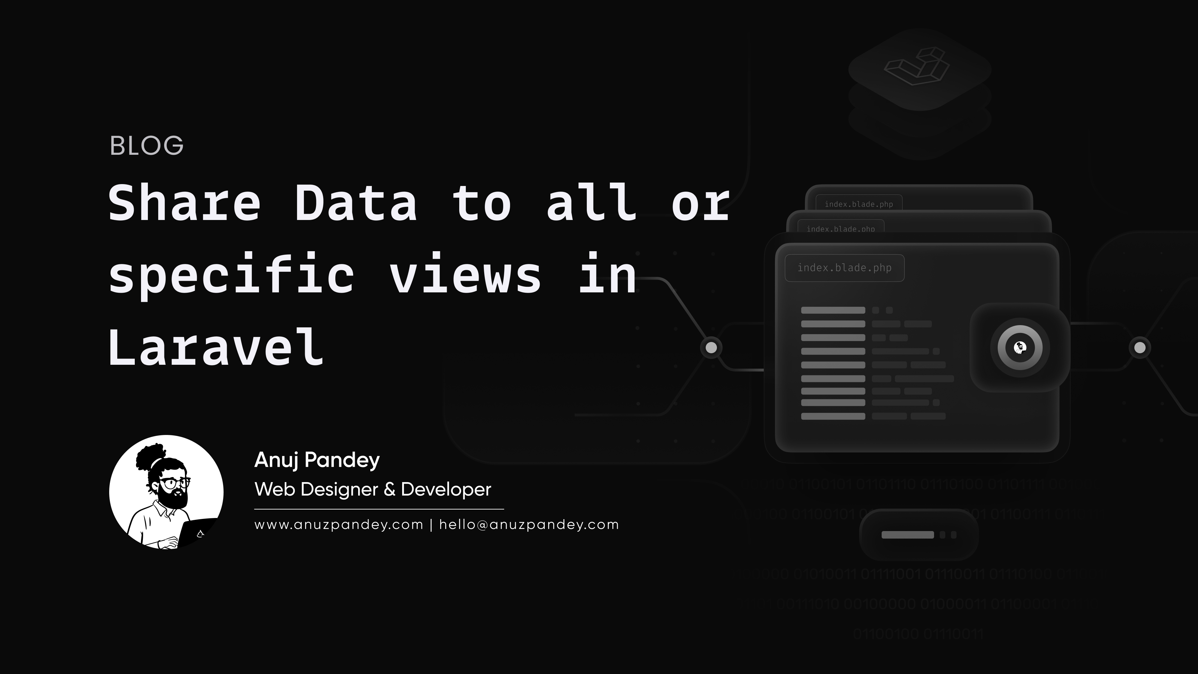 Share Data to all or specific views in Laravel