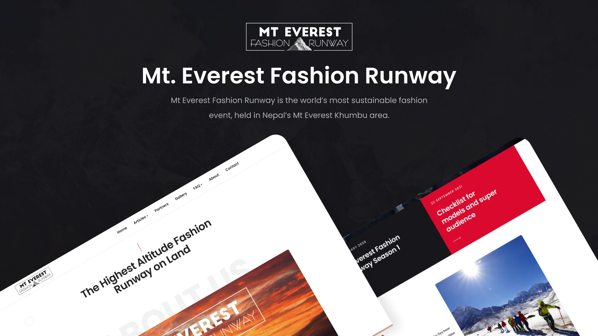 Mt. Everest Fashion Runway Image